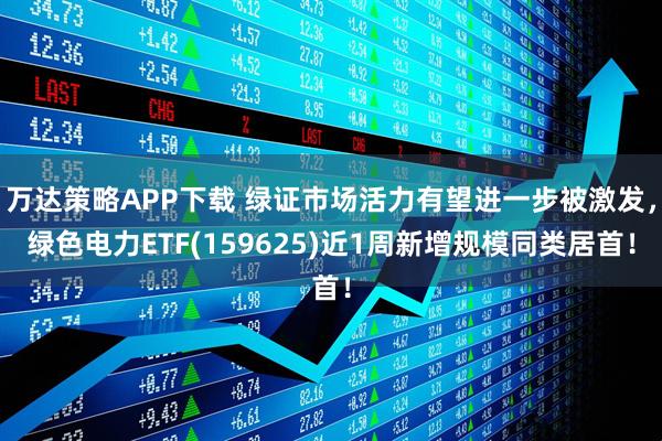 万达策略APP下载 绿证市场活力有望进一步被激发，绿色电力ETF(159625)近1周新增规模同类居首！