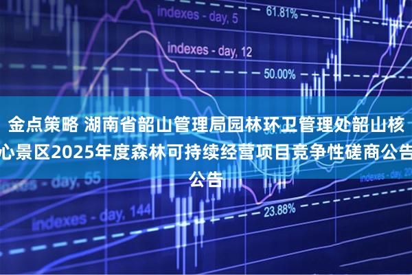 金点策略 湖南省韶山管理局园林环卫管理处韶山核心景区2025年度森林可持续经营项目竞争性磋商公告